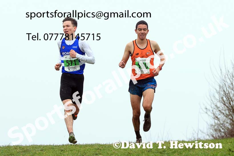 Mens under-20s 2023 North Eastern Cross Country Champs., Temple Park, South Shields. Photo: David T. Hewitson/Sports for All Pics